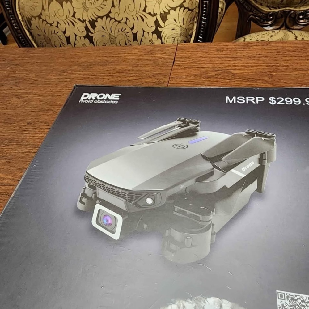 Camera Drone – Black, Works with Android & iOS (NWT)